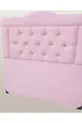 Titre DK Tissu en duvet de poulain pour une personne Couleur rose poudré Fait main