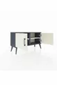 Arges Dresser 2 Shelves 2 Doors Anthracite-Agate