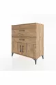 Commode Hyperion 2 tiroirs 2 portes Pin-Pin