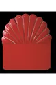 Modello ALC MİDYE Rivestimento in Tessuto in Pelle Sintetica Capitonné Moderno Rosso Fatto a Mano cm
