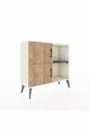 Arges Dressoir 2 Planken 2 Deuren Maansteen-Pine/Antraciet