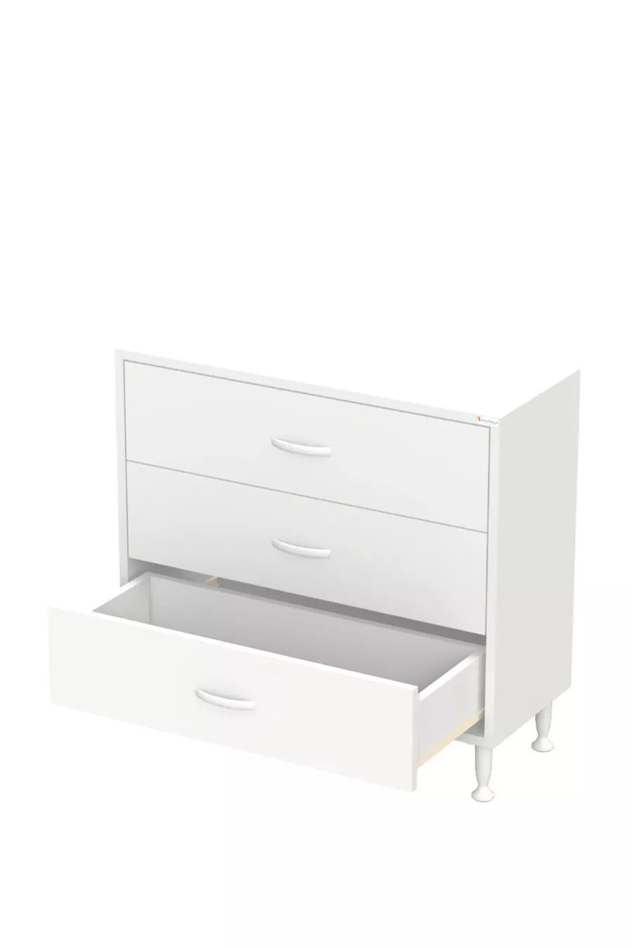 SÖKE, 3-Drawer, Freestanding, Multi-Purpose Bathroom Cabinet (available in different widths)