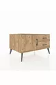 Kronos Dressoir Met Eén Plank, 2 Laden En 1 Deur, Dennen-Dennen