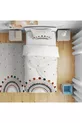 Regenboog Kinderkamer Set (gordijn, bedsprei en kussen, tapijt)