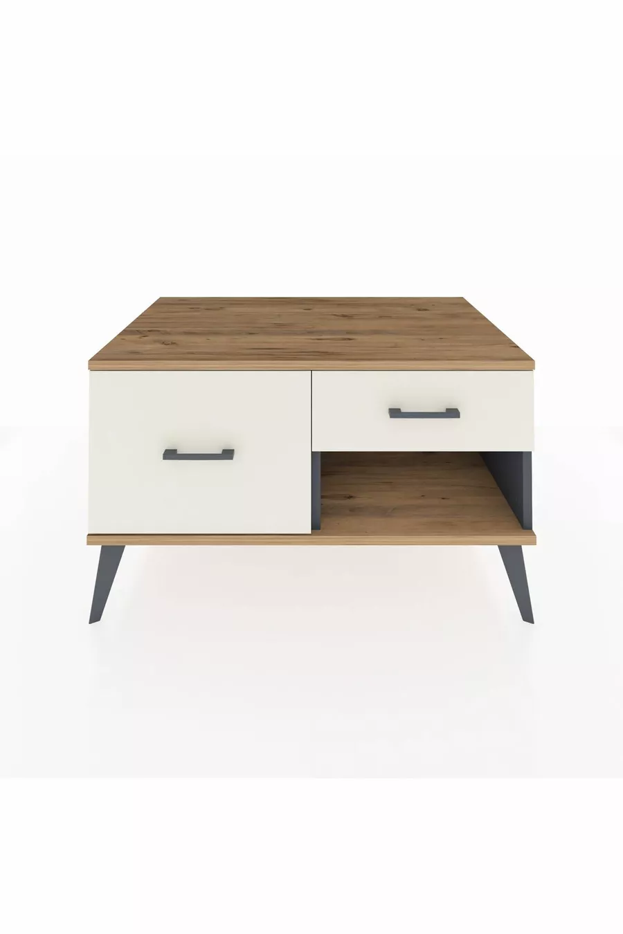 Kronos Dresser 2 Drawer Anthracite-Pine/Aytaşı