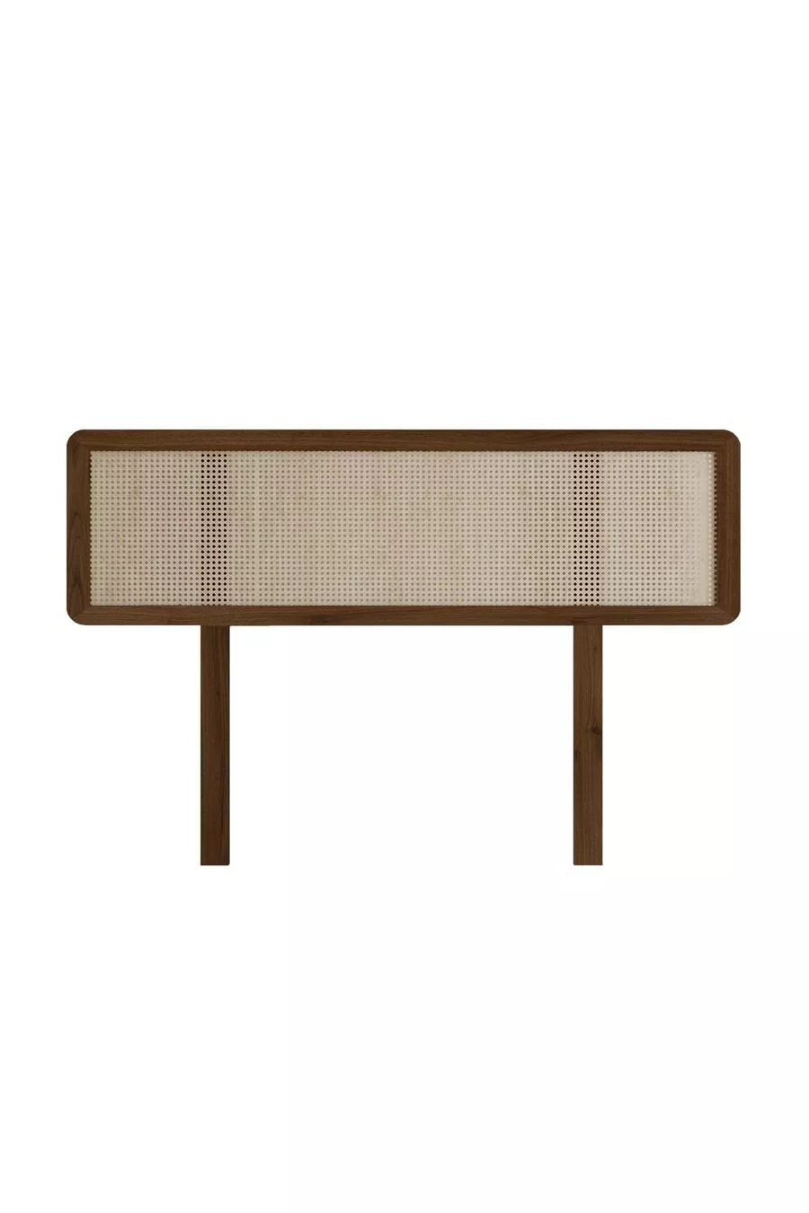 Tête de lit en bois couleur noyer Hazeran