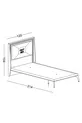 Next Game Camera da Ragazzo (3 Ante Armadio (Lite) + * Letto + Scrivania)