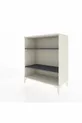 Commode Hyperion 2 étagères Pierre de lune-Anthracite