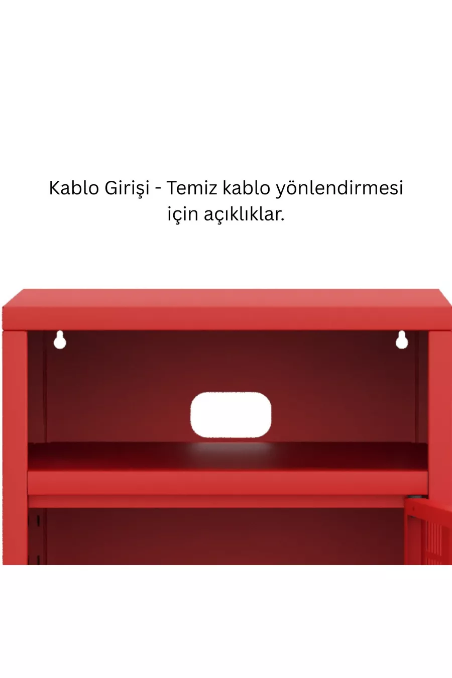 Pera Commode Étagère Ouverte, 5 x x cm - 9 Options de Couleurs Disponibles