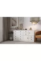 Commode avec tiroirs et armoire blanche Cm -Ç