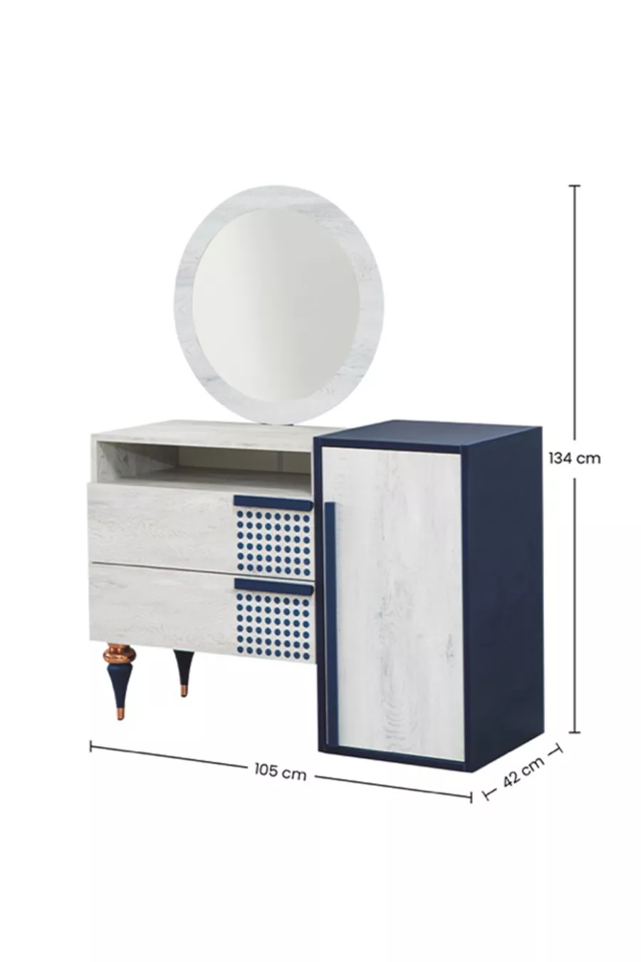 ENSEMBLE DE CHAMBRE JEUNE POINT BLEU