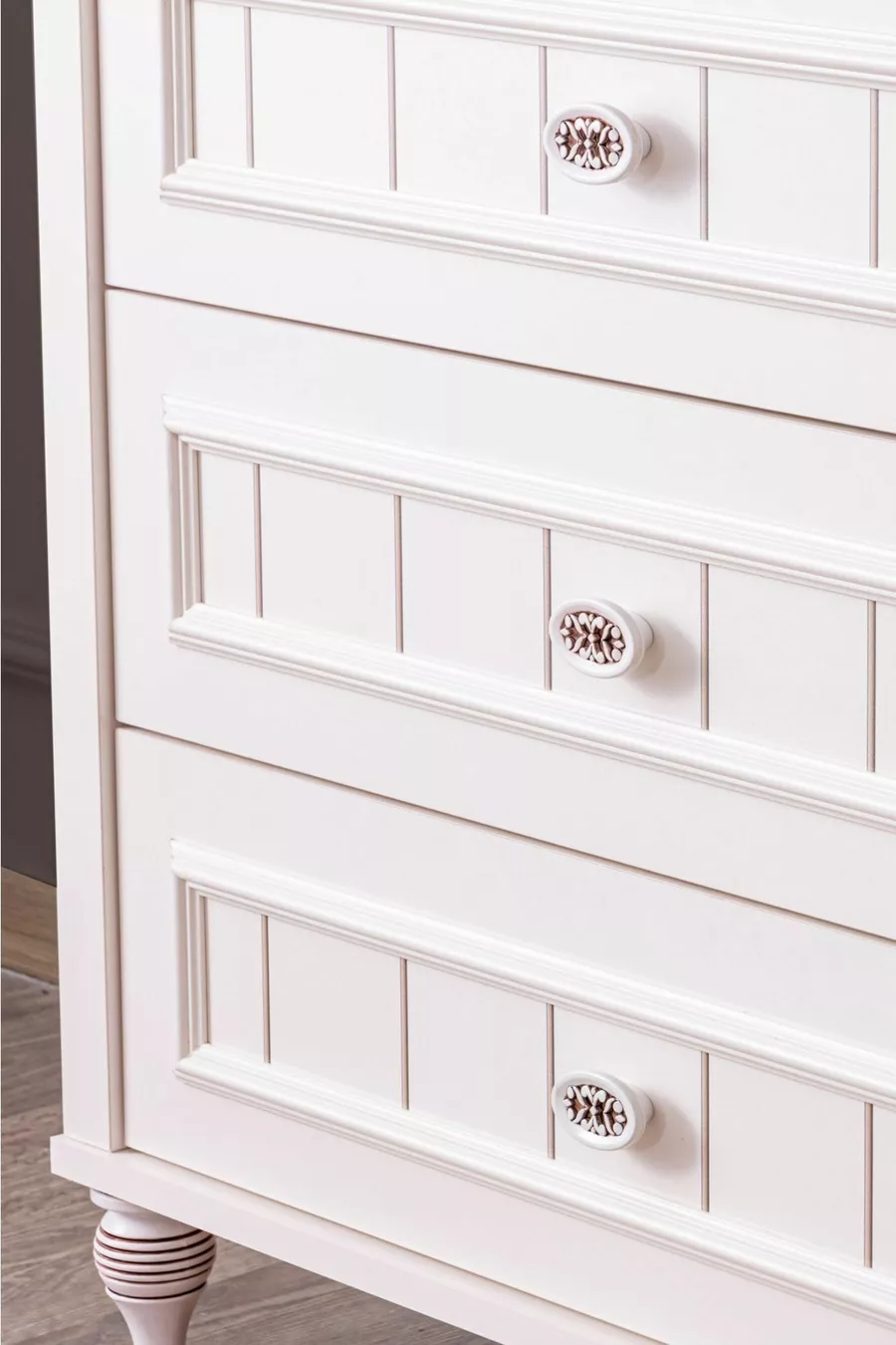 Ezgi Youth Room - 3-Door Wardrobe, Bed, Nightstand, Dresser