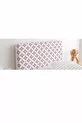 Housse de tête de lit pour lit junior Chambre d'enfant Rose poudré motif tressé