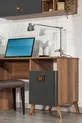 Ensemble de chambre rétro pour jeunes et enfants Noyer / bleu marine foncé