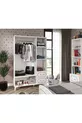 Ensemble de chambre d'adolescent moderne Hayal blanc 4 pièces en MDF de qualité supérieure