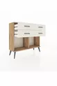 Commode Arges 4 tiroirs Pin-Pin / Pierre de lune