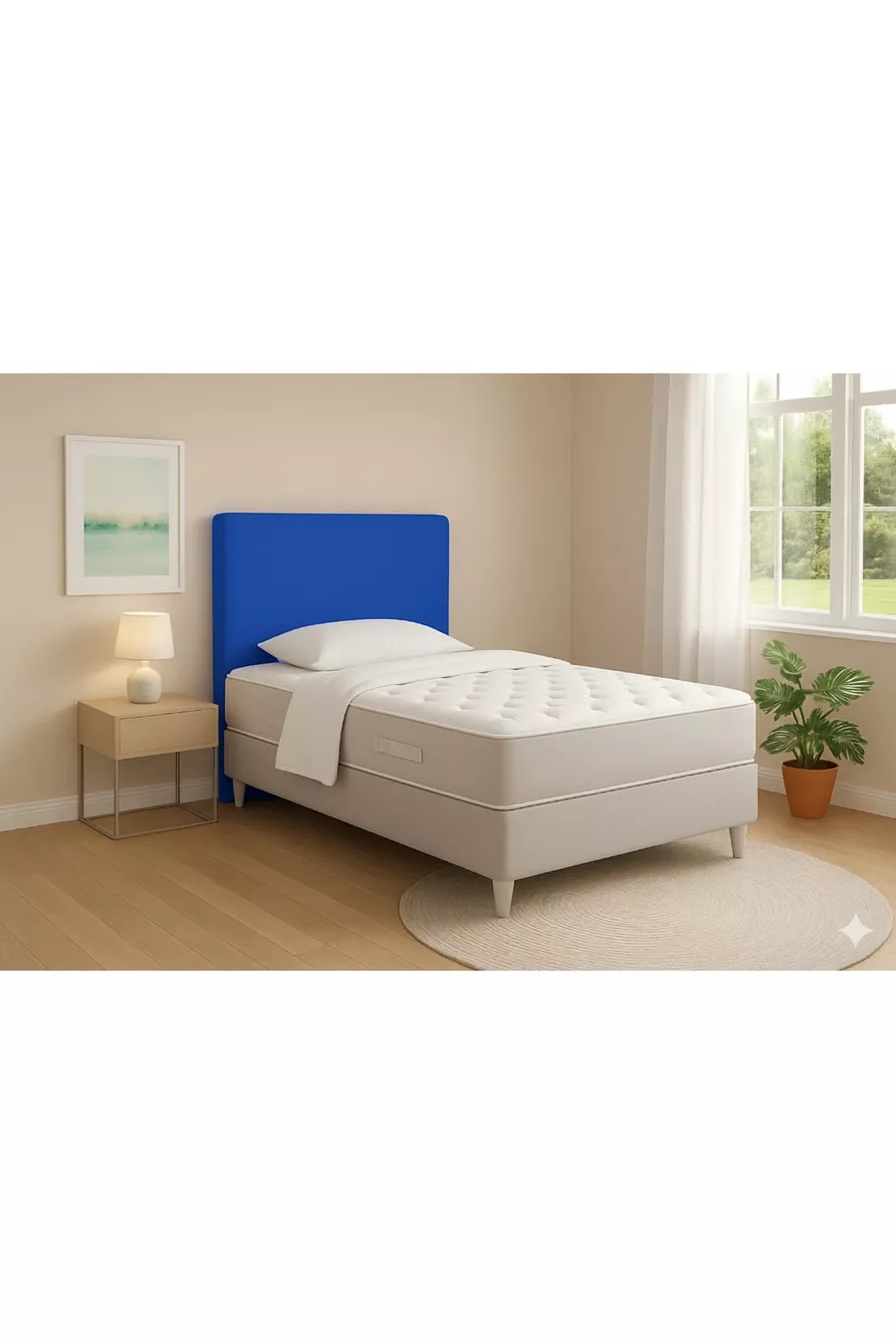 HOUSSE DE TÊTE DE BASE BLEU COULEUR CM TISSU ÉLASTIQUE