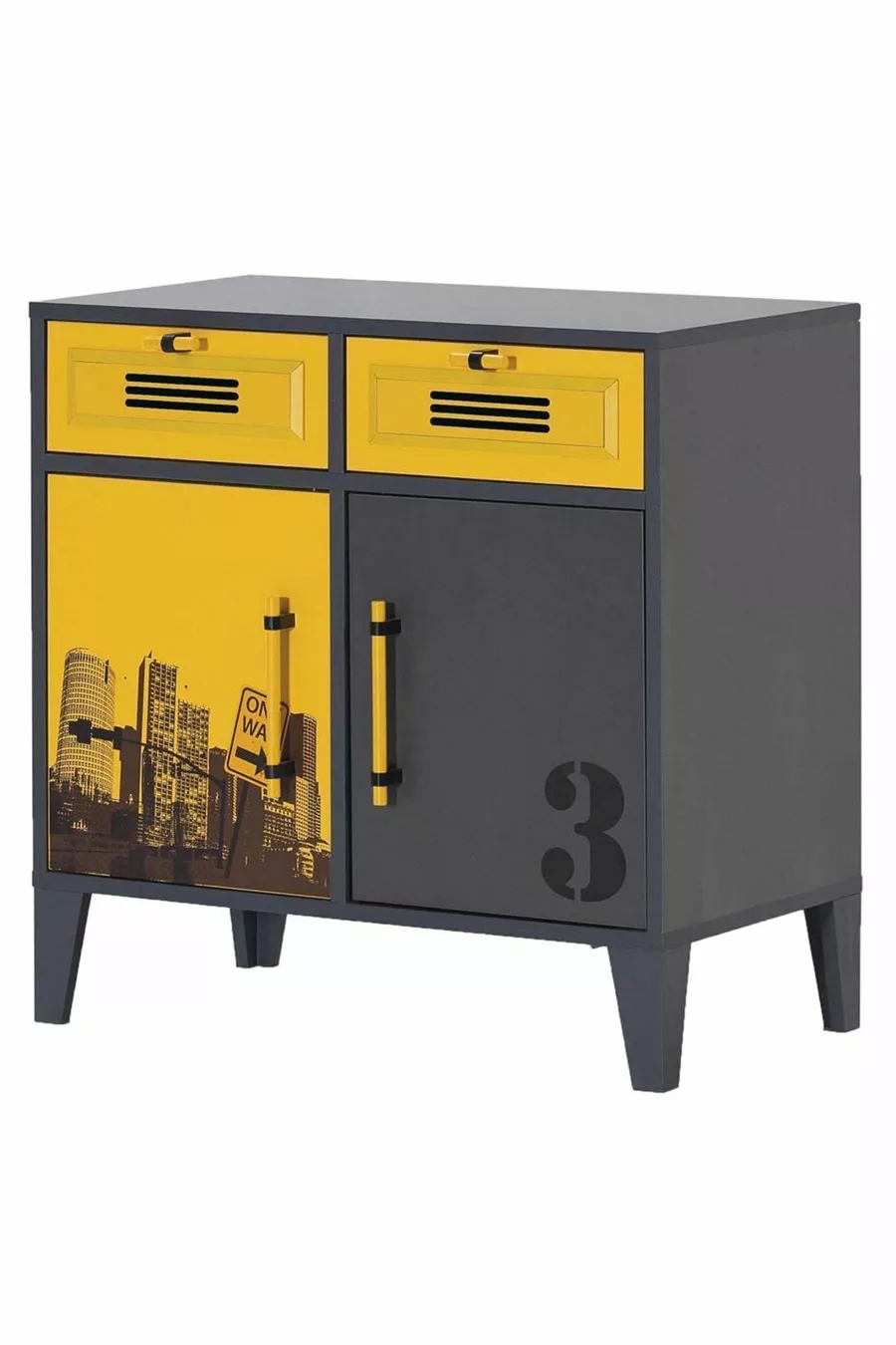 Commode Tesla Jaune