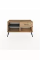 Commode Arges avec une étagère et un tiroir, pin-anthracite/pin