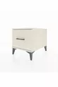Kronos Nightstand Single Drawer Moonstone-Moonstone