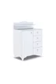 Commode Nevada blanc mat