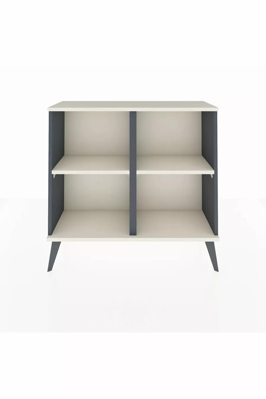 Arges Dresser 2-Shelf Anthracite-Crystal Gray