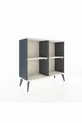 Arges Dresser 2-Shelf Anthracite-Crystal Gray