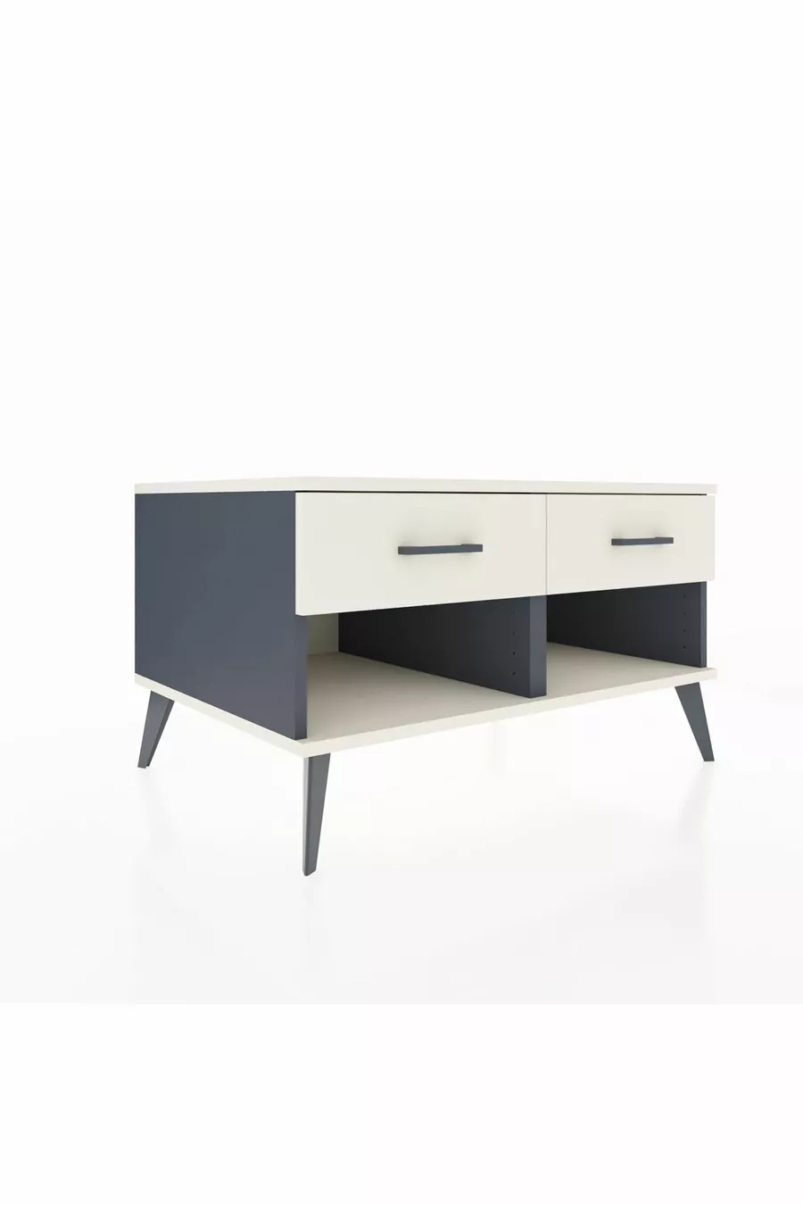 Cassettiera Kronos 2 Cassetti Antracite-Pietra di Luna