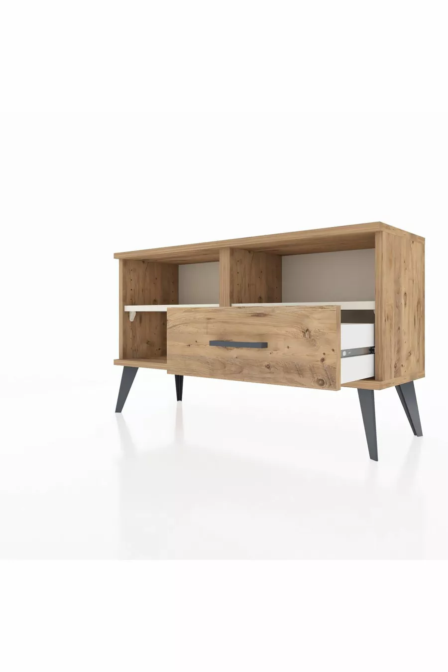 Arges Kast 2 Planken 1 Lade Den-Hout/Den