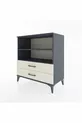 Hyperion Dressoir 2 Planken 2 Laden Antraciet-Leisteen