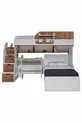 Stapelbed, Aura Stapelbed Bed Frame 2 Comfort Matratzen