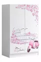 Bunk Bed, Pisa Bunk Bed Bed Wardrobe 2 Comfort Mattresses