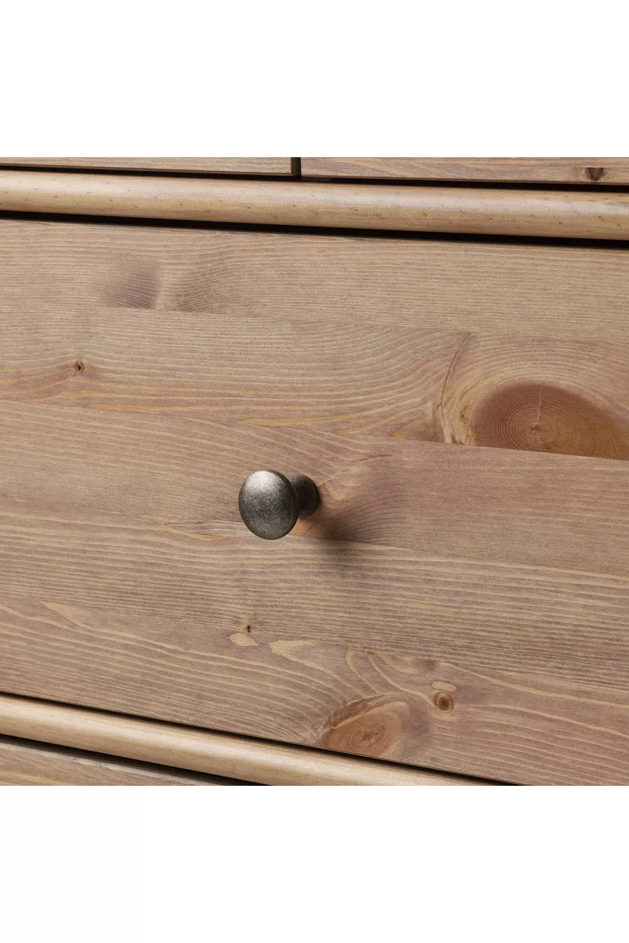 Commode à 8 tiroirs, gris-brun, cm