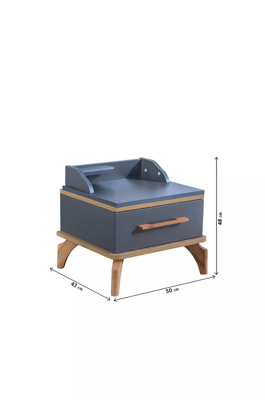 Table de chevet pour chambre d'adolescent style loft