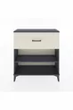 Commode Arges à une étagère et un tiroir, anthracite-pierre de lune