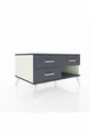 Commode Kronos 3 tiroirs Pierre de lune-Anthracite