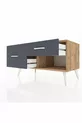 Commode Hyperion 2 tiroirs Pin-Pin/Anthracite