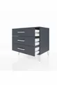 Hyperion Commode 3 Lades Antraciet-Antraciet