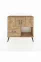 Commode Arges avec 2 étagères, 1 tiroir et 2 portes, en pin