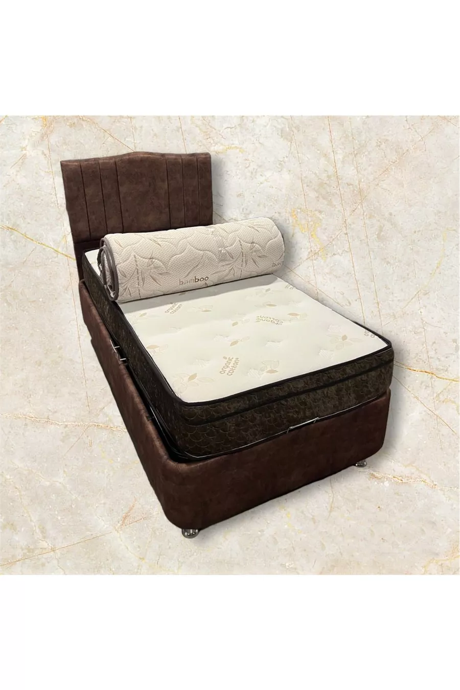Matelas Pad en Bambou Orthopédique Complet, Surmatelas, Matelas Pliable