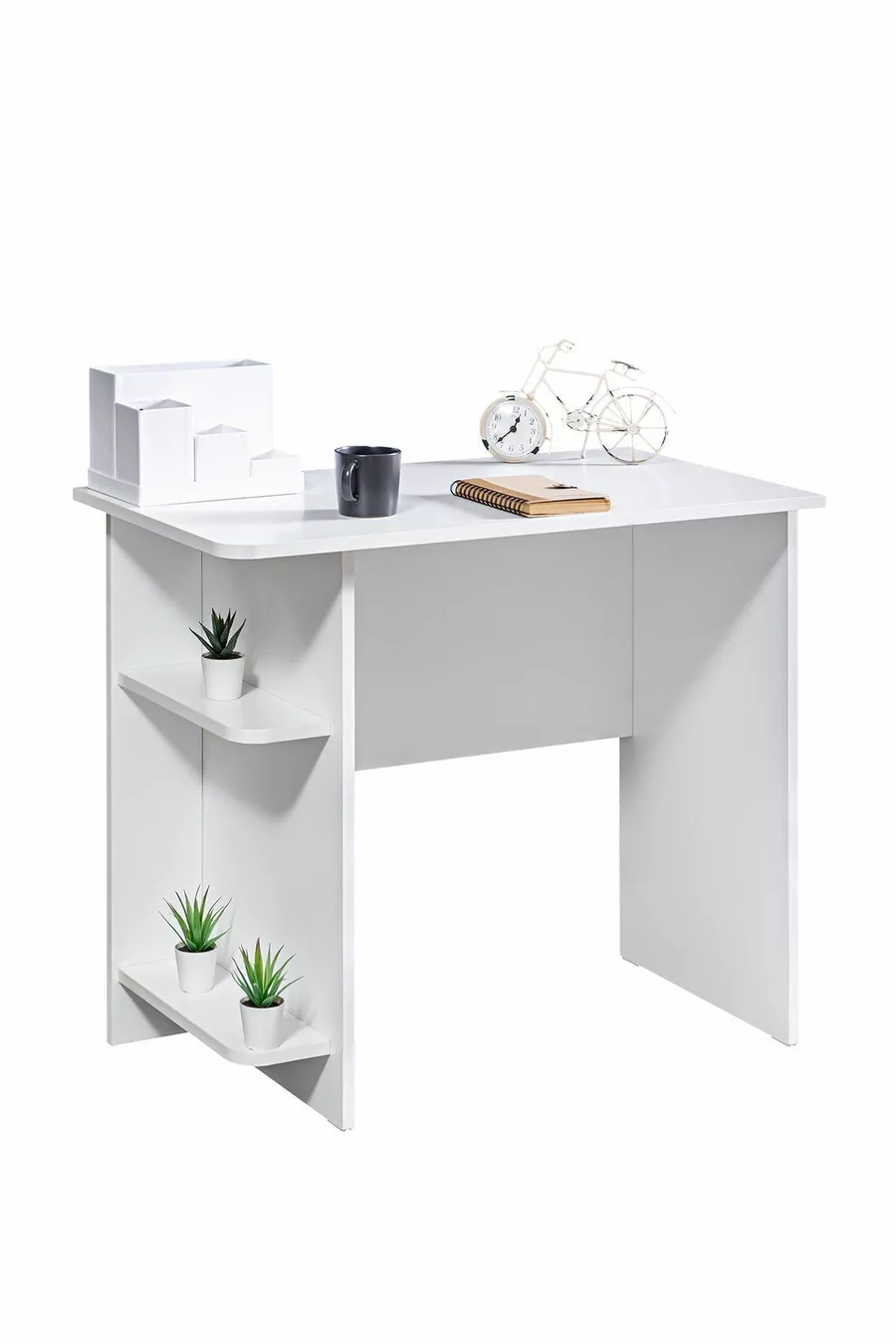 Etagenbett, Etagenbett mit Schreibtisch, 2 Comfort-Matratzen