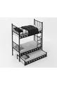 CHAMBRE D'ENFANT JEUNE AVEC LIT SUPERPOSÉ ET LIT EN MÉTAL ZAMBAK - x CM