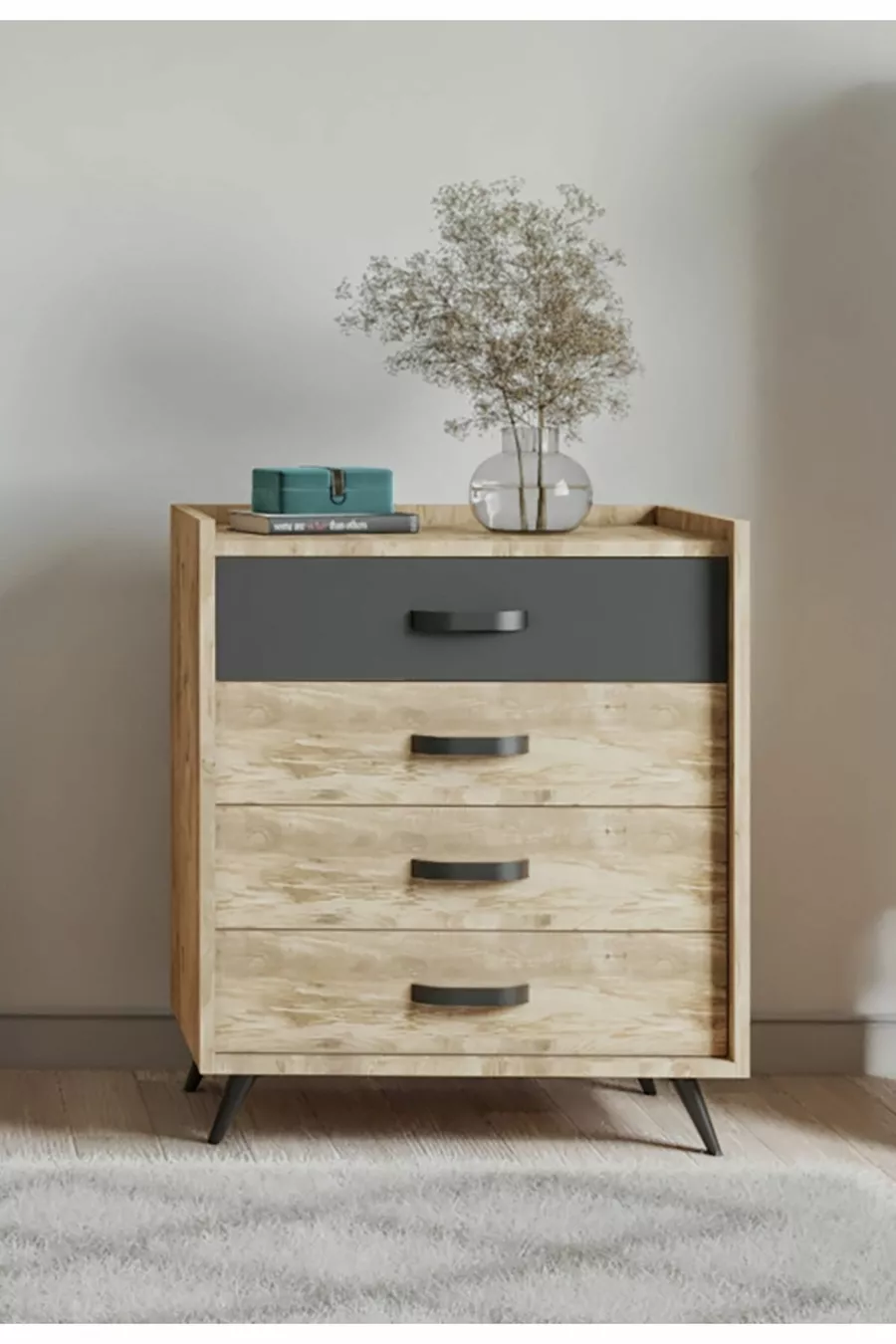 Commode Ida à 4 tiroirs