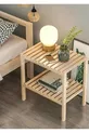 Table de chevet en bois naturel