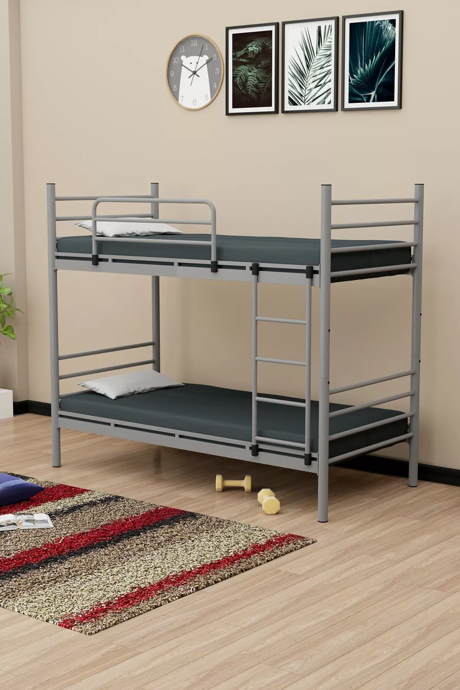 Damla Classic () Letto a castello e letto singolo grigio