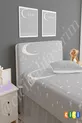 Bed Headboard Cover Star and Moon