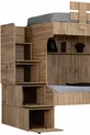 Bunk Bed, Viva Bunk Bed for 2 - Walnut