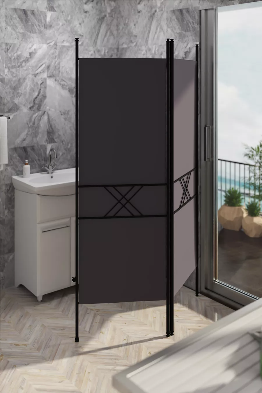 PARAVENTO RETODESIGN A 2 ANTE