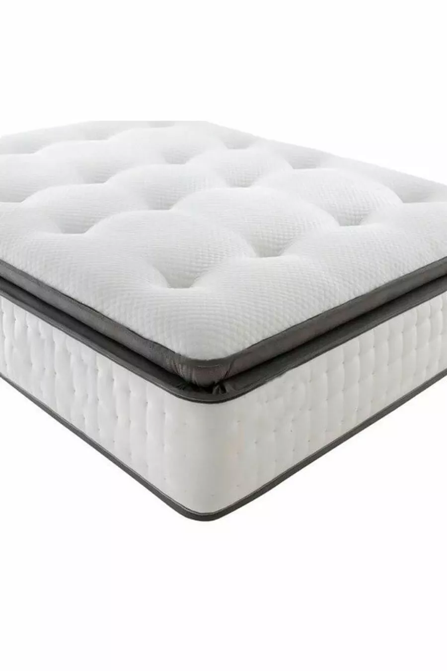 Matelas orthopédique de luxe en coton avec plume, avec protection, simple ou double