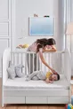 Matelas pour bébé en mousse Twiny avec housse lavable